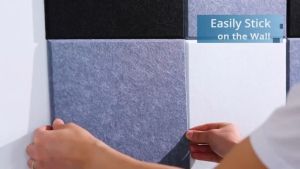 แผงโฟมอะคูสติก 3D(5/10/50แพ็ค)แผ่นเก็บเสียงห้อง กันเสียงได้ 99.9% 30x30x0.9ซม. มีกาวในตัว ความหนาแน่นสูง กันเสียง