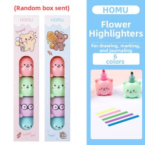 ODEMEI | Cute Design Creative Assembly Fluorescent Marker