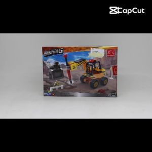 KEYIXING 144Pcs Mine Mining Jack Hammer Bricks (20179) Raion Educational Building Blocks