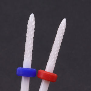 Professional Rocket Shape Ceramic Nail Drill Bit – Durable Nail File Bit for Cuticle Care & Gel Polish Removal