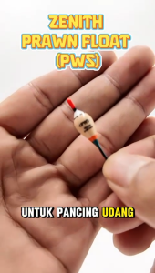 ZENITH PWS WOOD PRAWN Ultralight Fishing Float Pelampung Udang Kolam Prawn Float