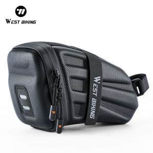 WEST BIKING Bicycle Saddle Bag Waterproof Mountain Bike Saddle Storage Seat Rear Tool Pouch Bag Saddle Cycling MTB Accessories