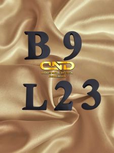Stainless Home address/3d numbers/ Matte Black finished