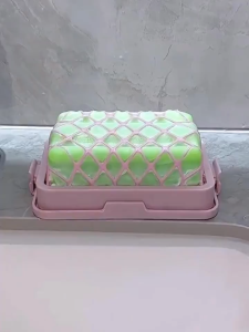 Soap Box Bathroom Drain Creative Soap Rack Fertilizer Storage Soap Rack Elastic Mesh Soap Box