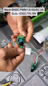 Mạch điều khiển động cơ PWM 1.8-15VDC 1.8V 3V 5V 6V 12V 2A