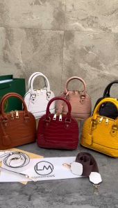 Tas Selempang Wanita Alma Mini Croco Sz 18x14cm free paperbag