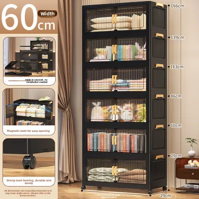 ZHUOLESHI | Foldable Installation-Free Home Storage Closet 60cm