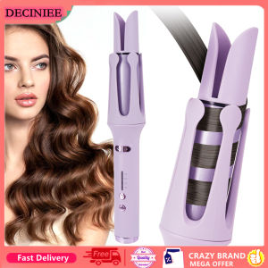 DECINIEE Purple Automatic Hair Curler 32MM Auto Rotating Ceramic Hair Roller Professional Curling Iron Curling Wand Hair Styling Tools