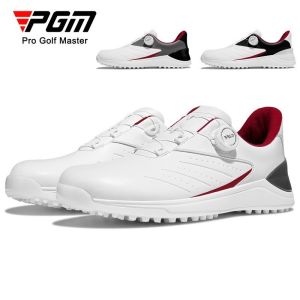 PGM Knob Lace Waterproof Microfiber Men Golf Shoe Hiking Boot with Non Slip Sole Design XZ308