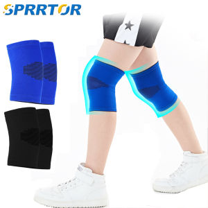1Pair Kids Teens Knee Brace for Girls Boys Children Brace Support Knee Compression Sleeves Volleyball Knee Pads for Soccer Basketball Gymnastics Outdoor Sports