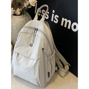 Ultra-Light New 2025 Advanced Nylon Canvas Backpack Suitable for Commuting Or Travelling Exterior Multiplication Clutches And Pockets