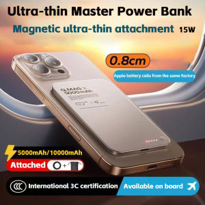 Ultra-fast charging 3C Power Bank 15W 5000mAh/10000mAh Magnetic Powerbank Fast Charging Wireless Charger Mini Portable Charger