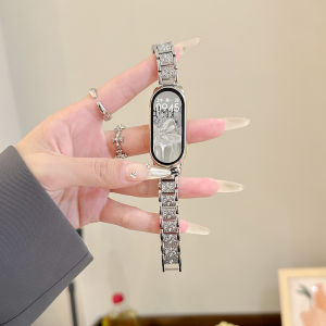 YUNDINGCHUANGXIANG | Full Diamond Metal Strap for Multiple Mi Band Versions