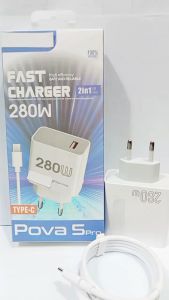 Charger Casan HP POVA 5 PRO 280W Fast Charger Support Fast Charging
