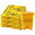 Medical Waste Plastic Bags Yellow Large Size for Hospitals And Clinics Garbage Bags Medical And Health Care Waste Disposal. 