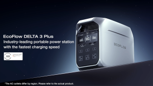 EcoFlow Portable Power Station DELTA 3 Plus 1024Wh LiFePO4 Battery Fully Charges in 56 Minutes 1800W Solar Generator for Home Backup Power Outages and Outdoor Camping