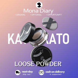 🌸100% Authentic🌸KATO-kato Loose Powder Oil-controlling Makeup Setting Powder Long-lasting Waterproof and Sweat-proof Pearlescent Facial Makeup