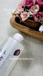 Nước Hoa Hồng Lá Tía Tô Dokudami Perilla Natural Skin Lotion 500ml - Dưỡng Trắng