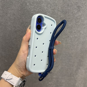 Deli 16 Phone Case Thick Silicone Protective Shell Large Hole Anti-Fall Soft Skin-Like Texture Compatible with 15 pro 14 And 13 Models