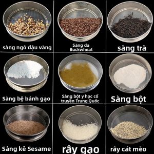 Rây Thép Không Gỉ Rây Bột Rây Rác Rây Rác Cho Rác Mèo Rây Rác Bụi Rây Rác Gạo Rây Rác Hương Liệu Rây Rác Thuốc Nam