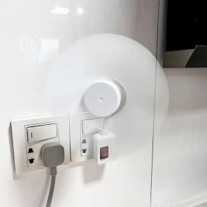 Kitchen Wall-Mounted Plug-In Mini Fan Ultra-Quiet Cooling Strong Wind Home Dormitory Use Small Portable Fan No Brand