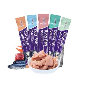 【BUY 10 SHIP 20】Cat Treats Fresh Wet Food for Cats & Kittens 16g Tuna Chicken & Salmon Nutritious & Health-Boosting