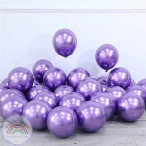 Balon Latex Metalik Chrome 10 inch (1 pcs/Satuan)