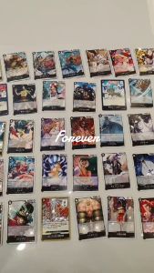O11全哥海贼王 50Pcs Set Black One Piece Card Game Kad tcg Collection OP04 OP05 OP06 OP07