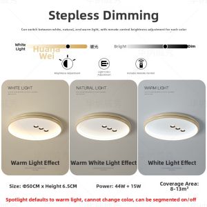 Creative Minimalist LED Ceiling Light for Bedroom Living Room