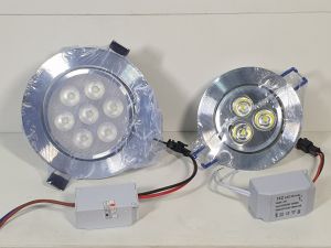 Đèn Led Mắt Ếch đèn lon Led Âm Trần 3W/7W AS Trắng/Vàng Lỗ Khoét 60mm 90mm