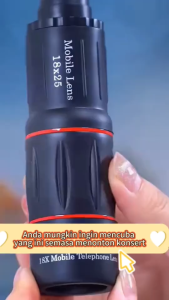 Portable 80x100 Monocular Telescope Waterproof HD Zoom Professional Telescope Tripod Phone Clip