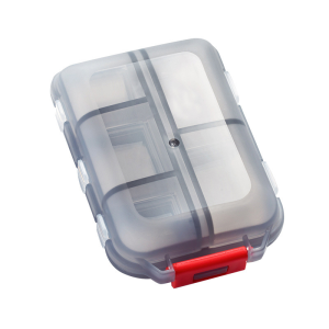 Masely Medicine Storage Box Portable 10 lattice Clamshell Multifunction storage Lightweight For Travel