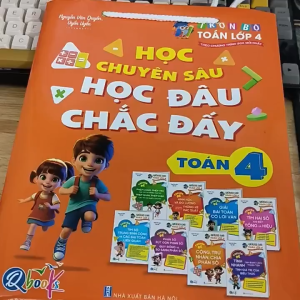 Sách - Túi Học đâu - Chắc đấy - Toán Lớp 4 (8 quyển) (Qbooks)