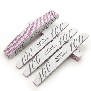 5/10/25 Pcs 100-Grit Nail File Fast Acrylic Removal Effortlessly File Thick Nails No Shedding Sandpaper for Thick Nail Reusable