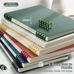 XIEJIAN | Comfortable Detachable Coil A4 Loose-Leaf Notebook for Students