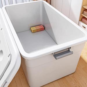 MEISITEKEKE | Extra Large Capacity Thick Storage Box with Wheels