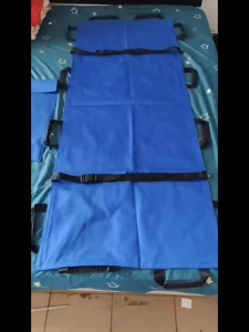 Patient transfer sheet Transfer emergency mat Folding stretcher Excellent ventilation 12 Handles Sturdy and durable