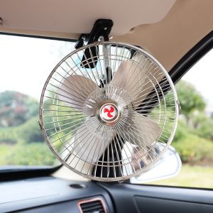 Car Fan Car Orbit Fan Car Double-Headed 12v24v Van Truck Large Wind Fan Exhaust Fan