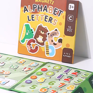 Magnetic Alphabet Letter ABC Letter Cognition Magnet Book Busy Book Magnetic Puzzle Book Educational Toys for Kids