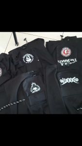 mila97 celana alvi cargo logo vespa mesin kanan celana kolor