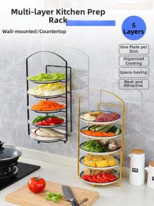 TIJU | Multifunctional Kitchen Storage Rack Dish Organizer