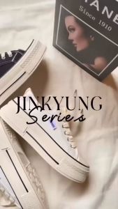 Sepatu Wanita Bahan Kanvas Bertali Casual Sport Kets Cani Korea FREE BOX Aerin Sepatu Convers Sepatu Bahan Kanvas Sepatu Pria dan Wanita Sepatu Hitam Speatu Putih