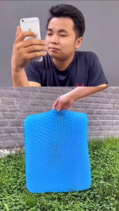 Đệm ngồi 3D Silicon tổ ong cao cấp thoáng khí chống đau mỏi Nệm Ngồi Thoáng Khí Cho Người Bệnh Trĩ