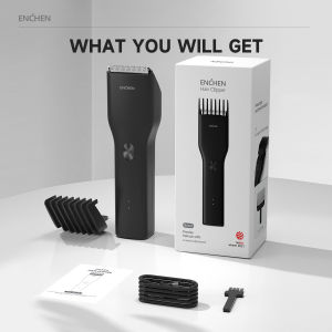 ENCHEN Hair Trimmer Hair Clipper Accessories Electric Hair Cutting Machine Professional Cordless Charging Ceramic Home - Boost