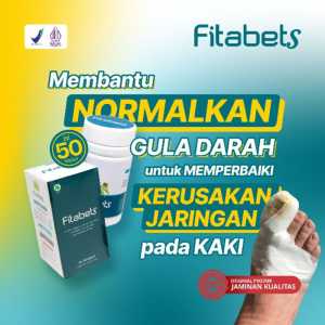 Fitabets Obat Herbal Diabetes & Menurunkan Gula Darah BPOM Halal - isi 50 Kapsul