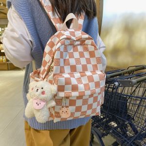 OUDENGPAI | Girls Backpack Childrens Double Shoulder Bag Travel Outing Shoulder Bag Lightweight Spring Trip Travel Girls Small Bookbag