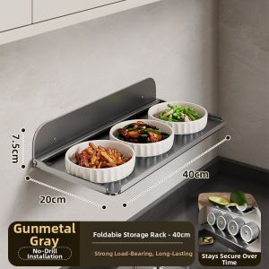 evesigar | Folding Space-Saving Kitchen Storage Rack