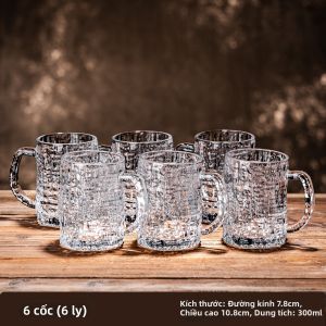 ZHUXI | Bộ Ly Bia Sáng Tạo Dung Lượng Lớn Cầm Tay