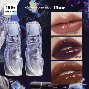 Son Bóng Uhue Water Gloss Mirror Phiên Bản Đặc Biệt Nhẹ Tênh Không Dính Dưỡng Ẩm Lâu Trôi Hiệu Ứng Căng Mọng Bóng Sáng.