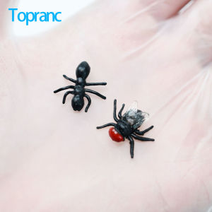 Topranc 30Pcs Plastic PVC Ant & Fly Insect Based Lure Fishing Bait Fly Fishing Artificial Bait Tackle Accessories
